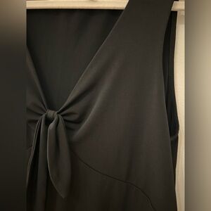 Tommy Bahama Black Cabana Knit Tie, Tank Style Dress, Size Large